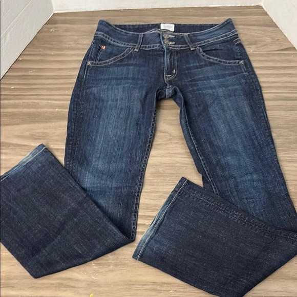 HUDSON LOW RISE SIGNATURE BOOTCUT DENIM  JEANS 27 - Picture 2 of 16